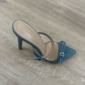 SHEIN Chic Blue Strappy Heels